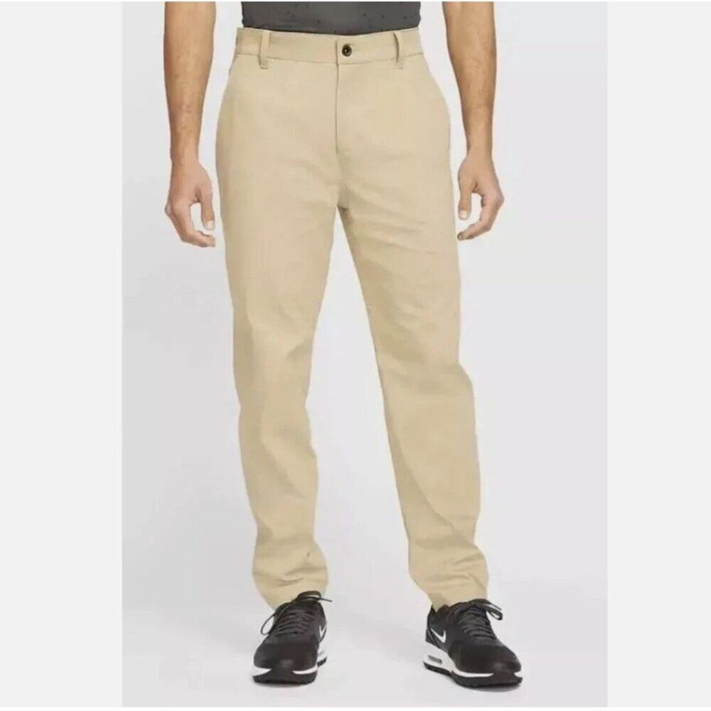 Nike Men's Dri-Fit UV Chino Golf Pants DA4089-297 Beige Khaki Size 38x32